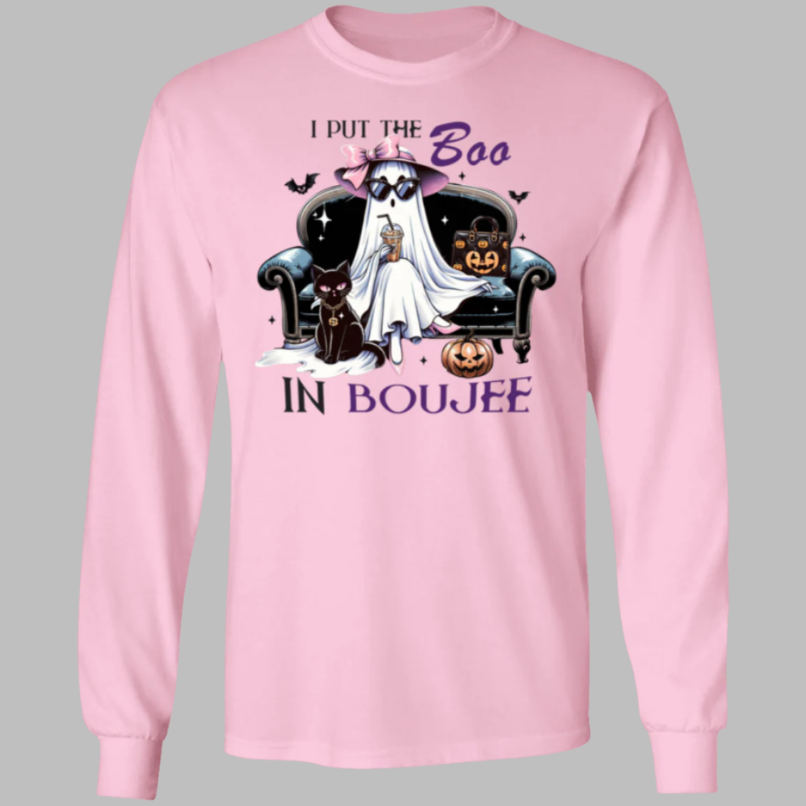 Halloween Funny "Boujee" Long Sleeve T-Shirt!