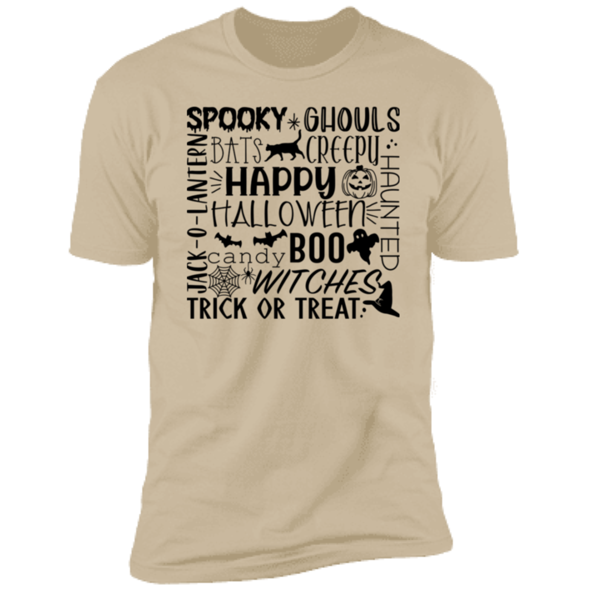 Spooky, Ghouls Halloween Short Sleeve T-Shirt