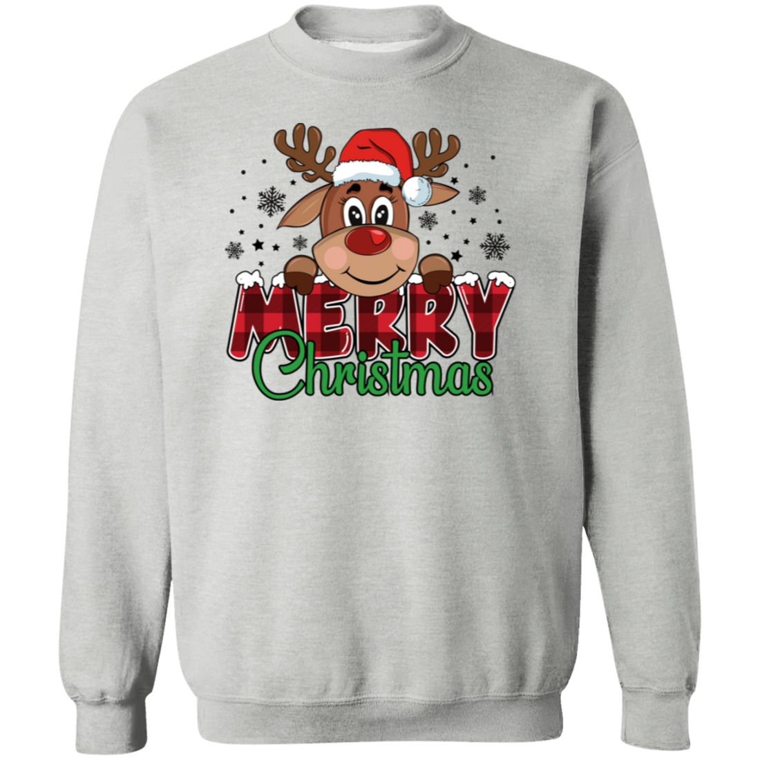 Funny Christmas Reindeer Adult Sweatshirt | Youth T-Shirt | Great Gift