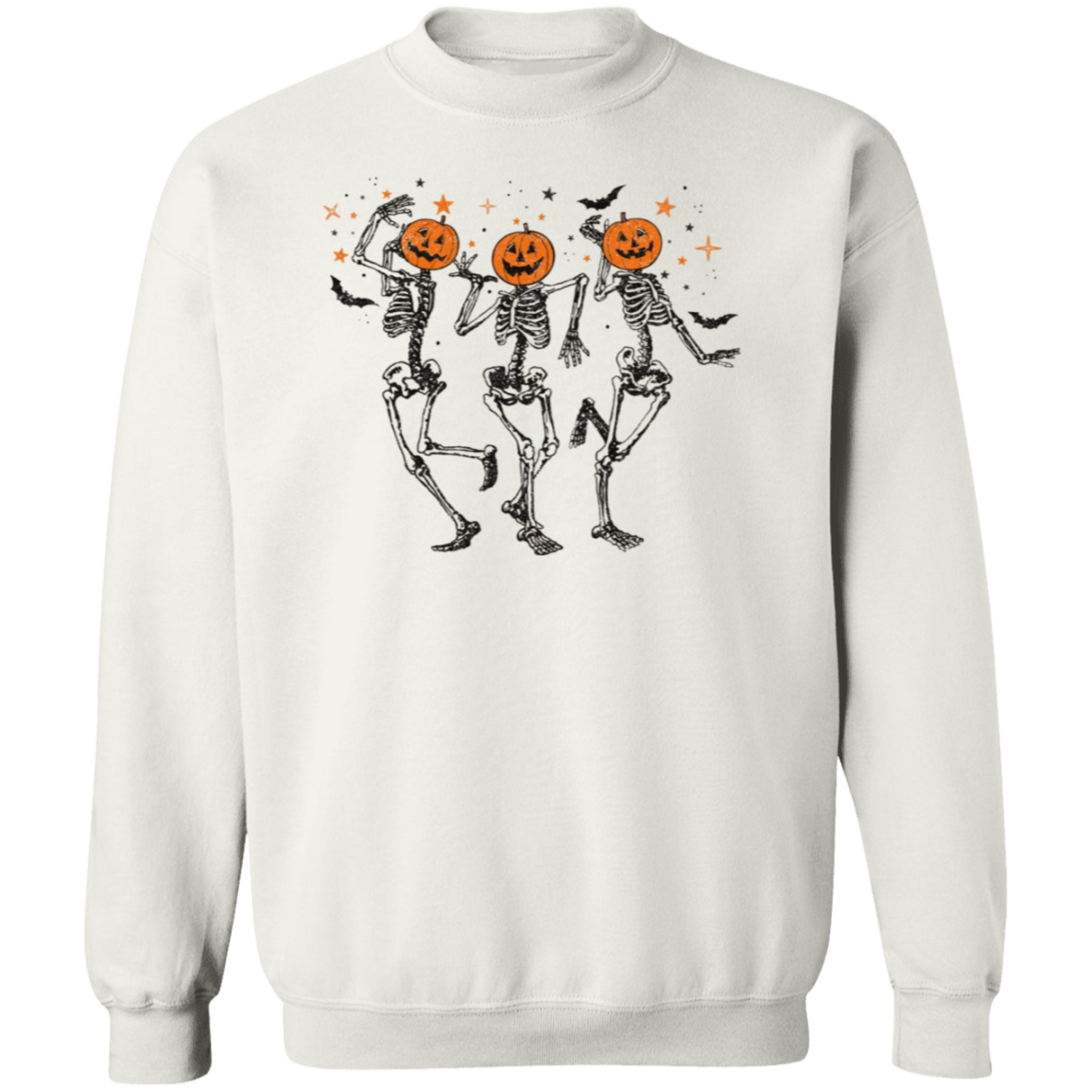 Funny Halloween Pumpkin Head Dancing Skeleton Sweatshirt, Halloween Gift Shirt, Halloween Party Costume