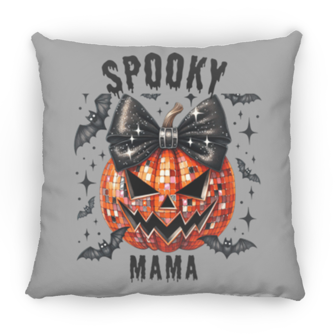 Halloween Decor, Spooky Mama Throw Pillows | Large Throw Pillow