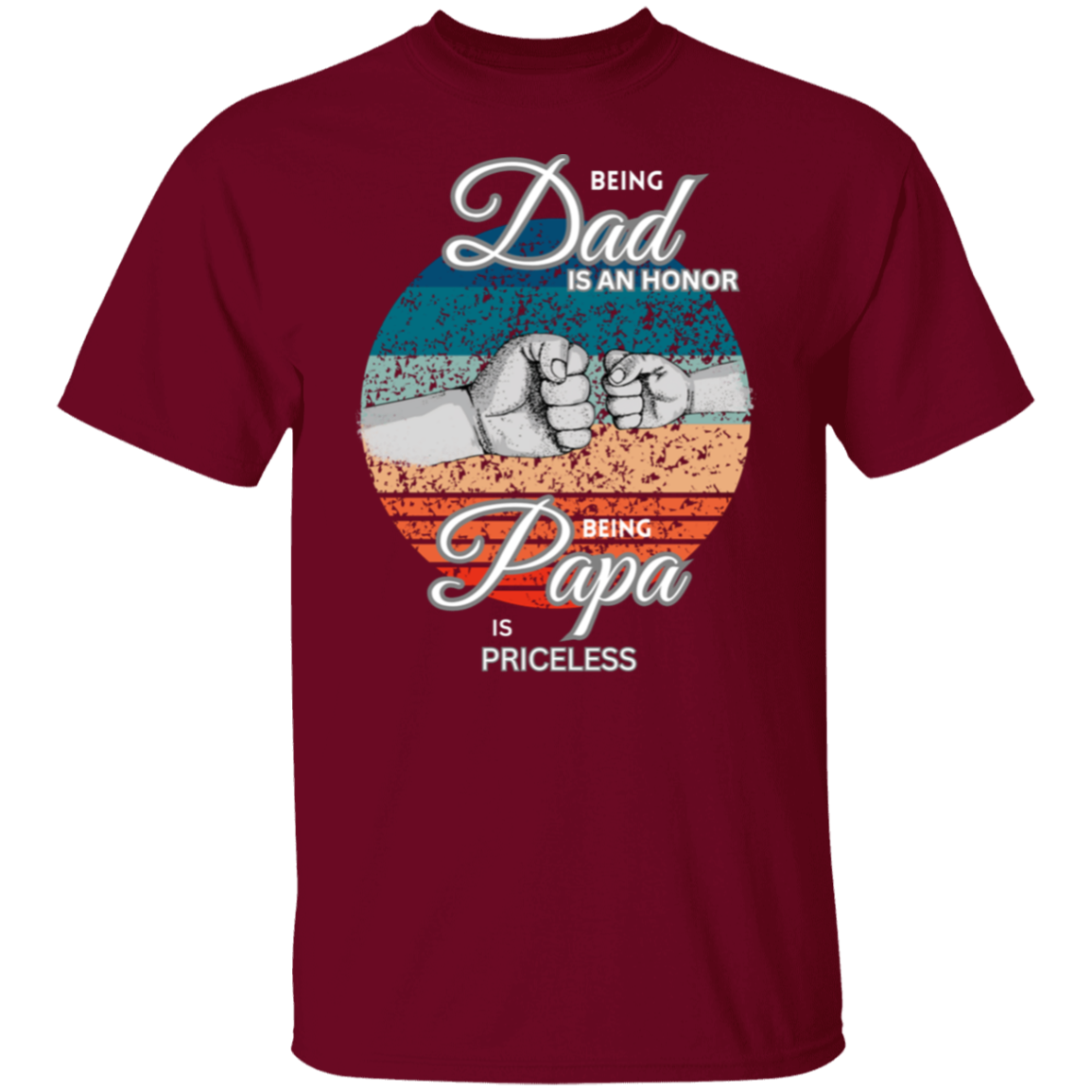 "Being Dad is an Honor" Short Sleeve T-Shirt