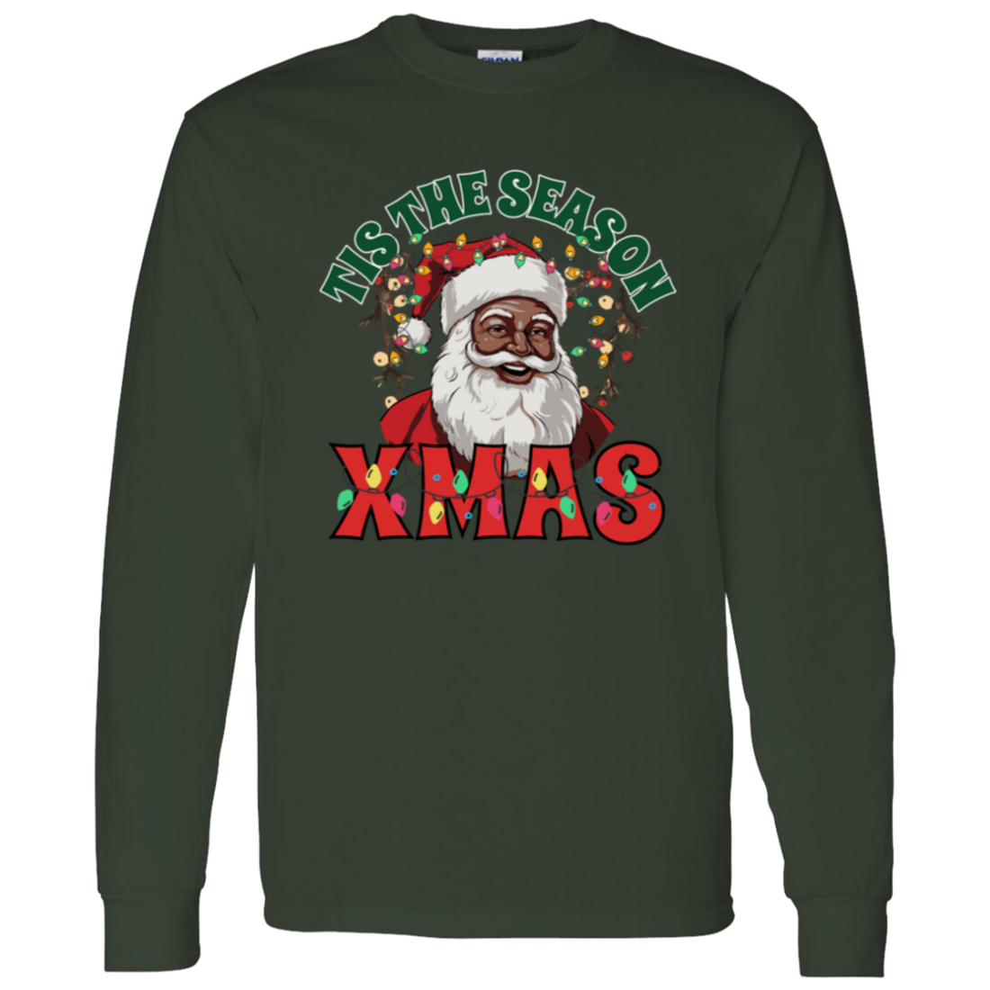 Christmas Santa "Tis the Season" Holiday Sweatshirt