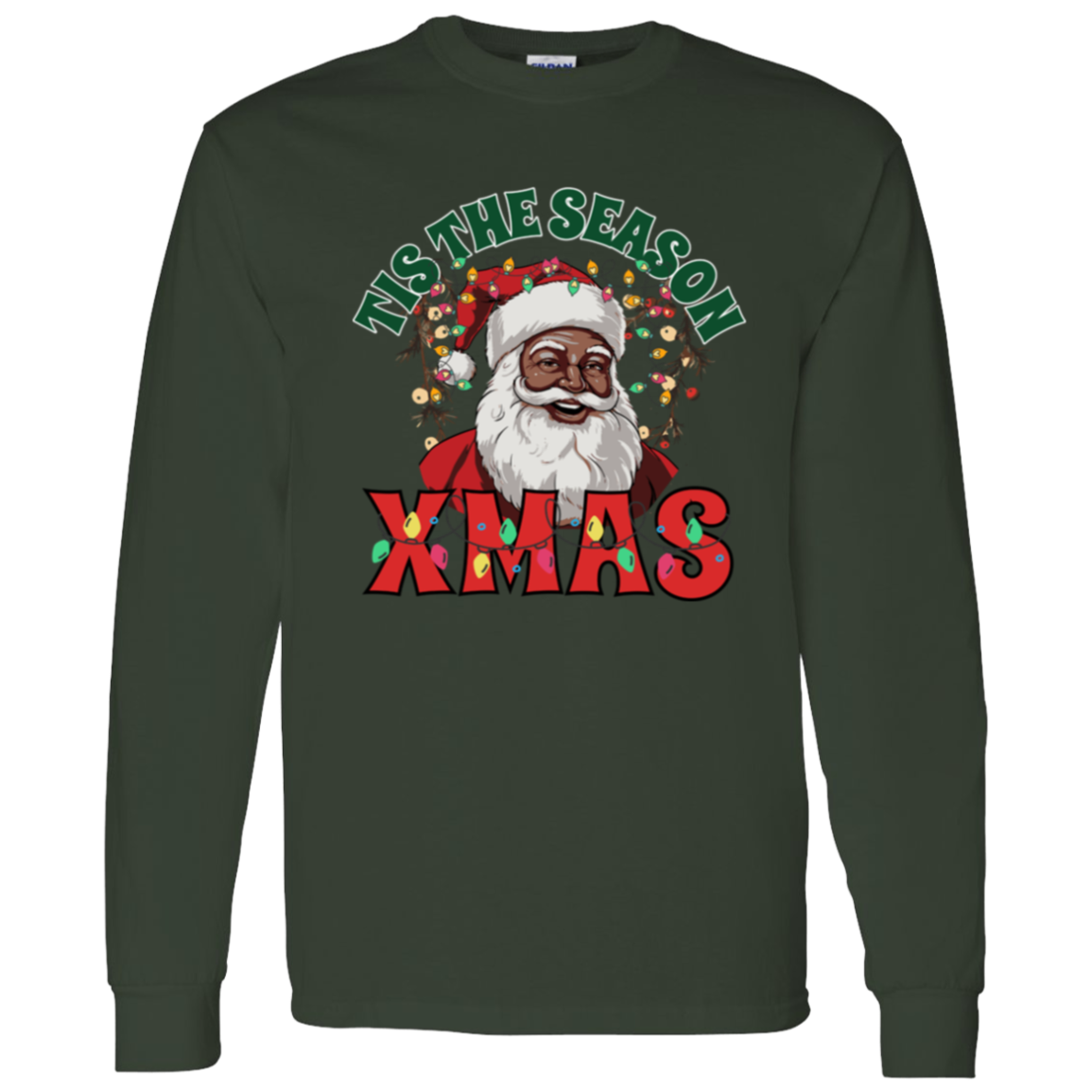 Christmas Santa "Tis the Season" Holiday Sweatshirt