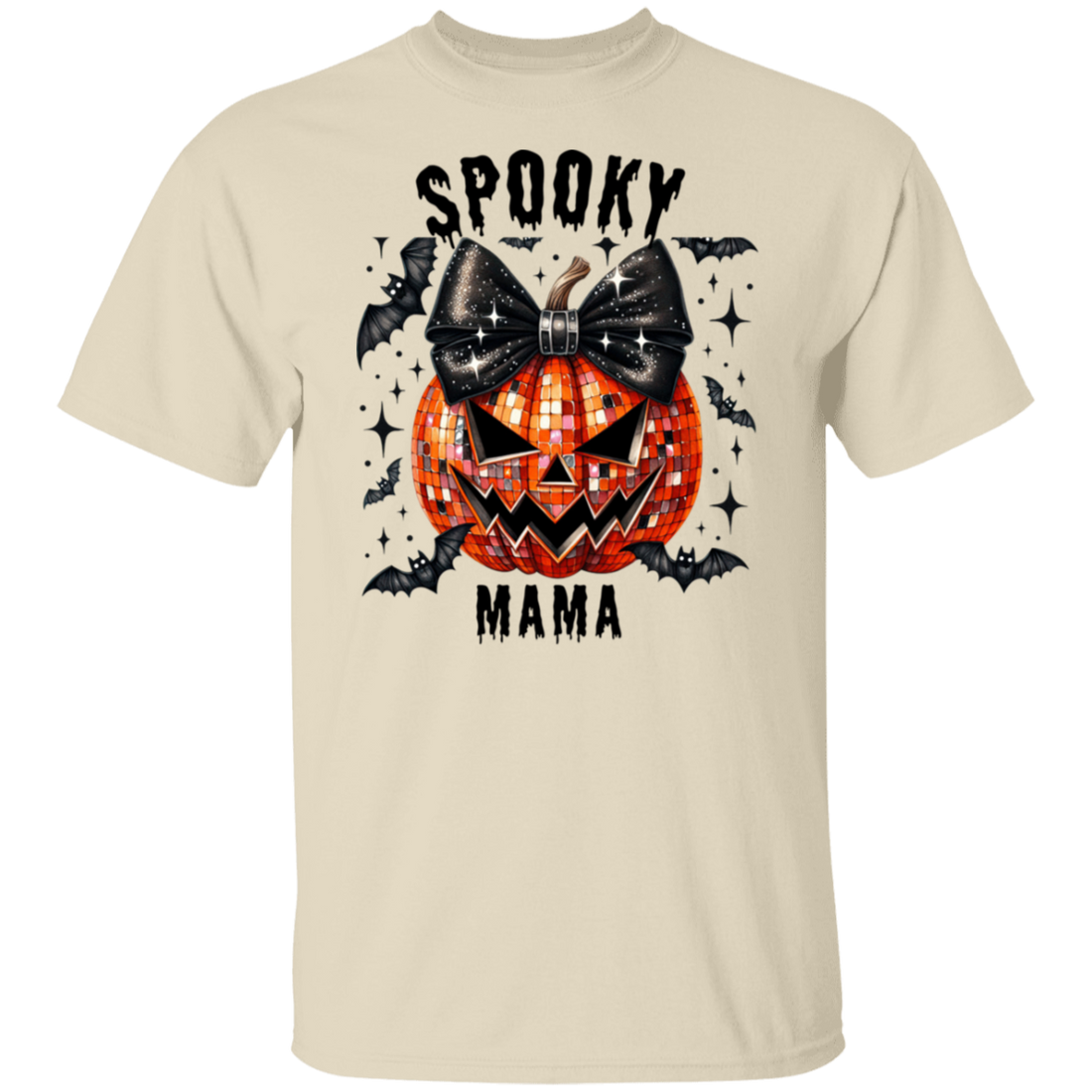 Halloween "Spooky Mama" Short Sleeve T-Shirt