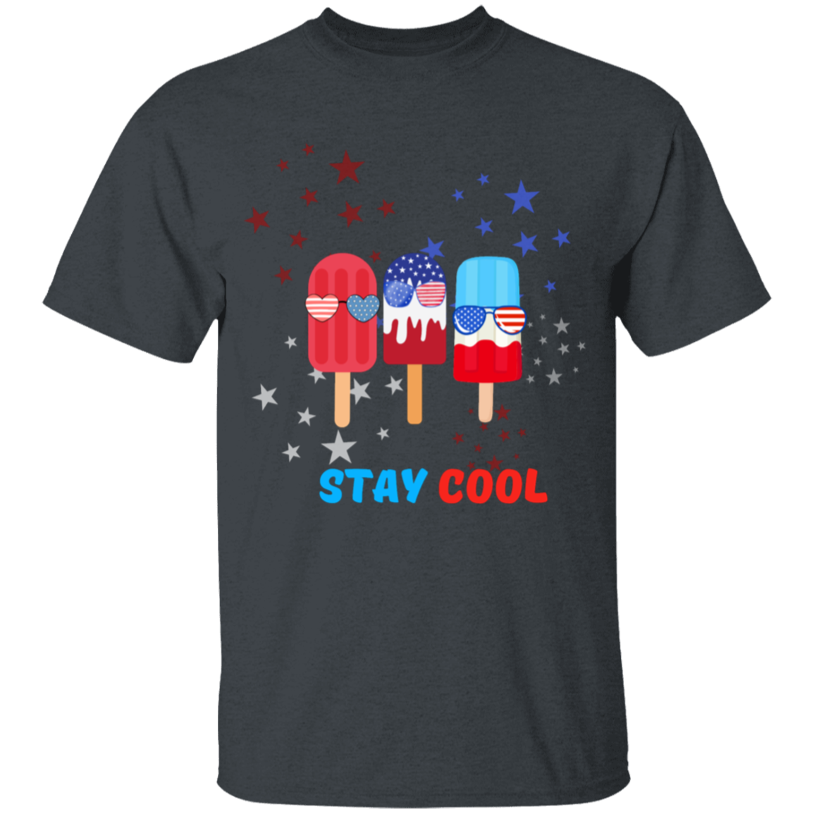 "Stay Cool" Summertime Fun Youth 100% Cotton T-Shirt