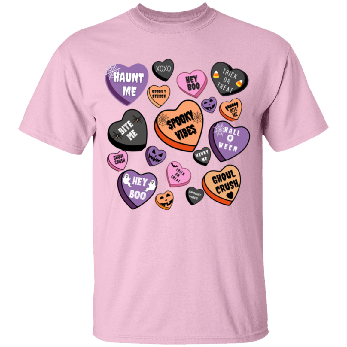 Cute Youth Halloween Heart T-Shirt | Great Gift for Halloween!