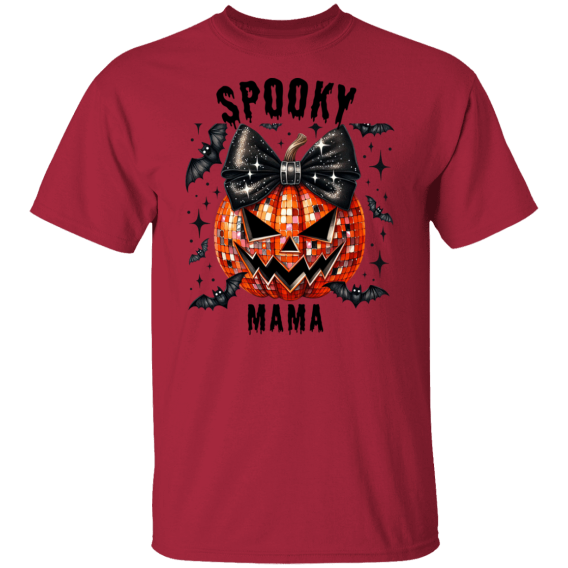 Halloween "Spooky Mama" Short Sleeve T-Shirt