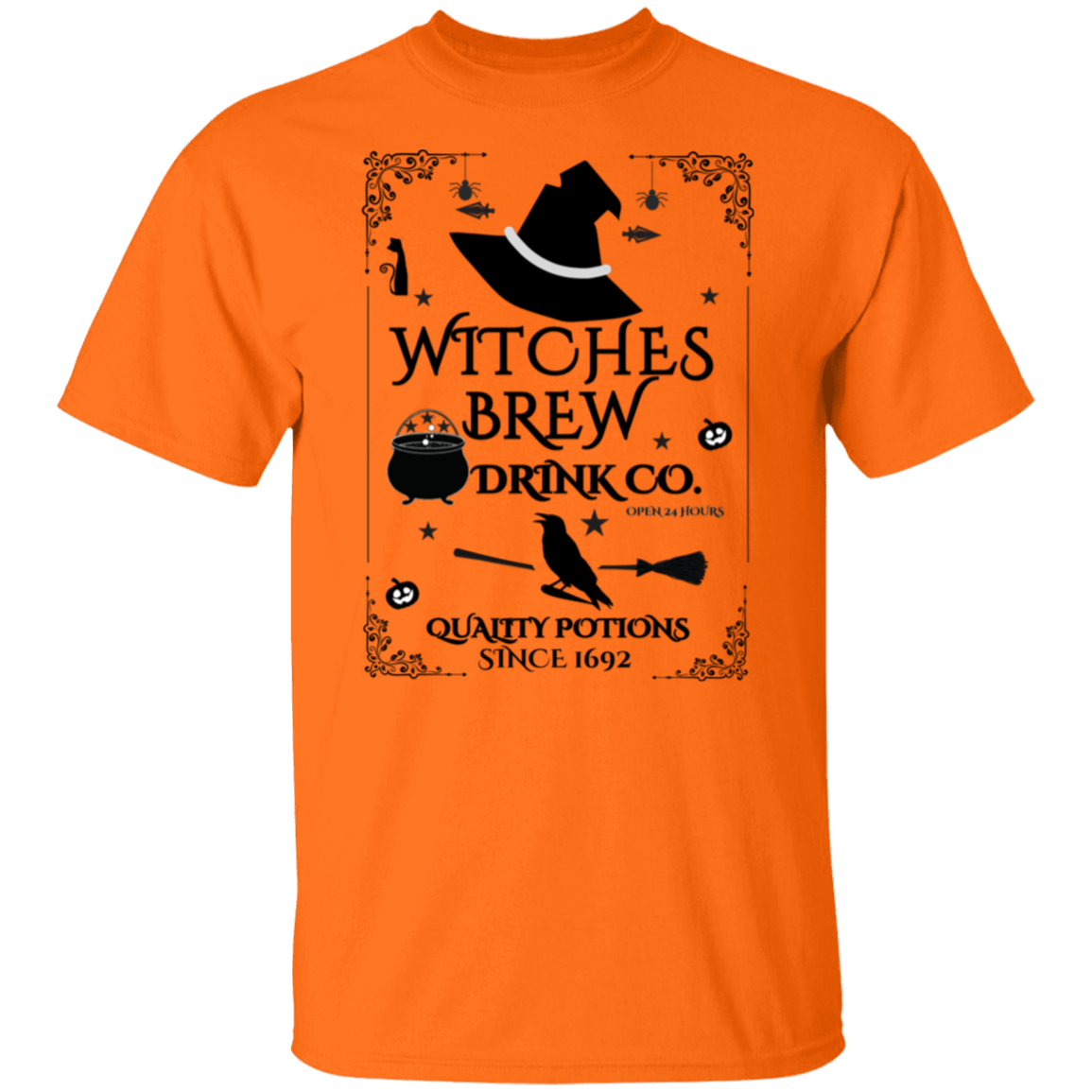 Halloween Witches Brew Drink Co. Pullover Sweatshirt and T-Shirt!