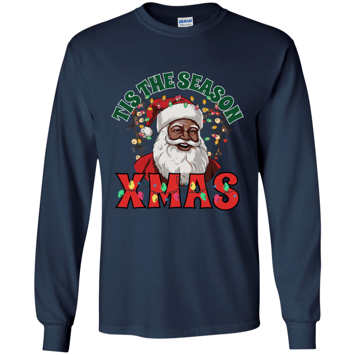 Christmas Santa "Tis the Season" Holiday Sweatshirt