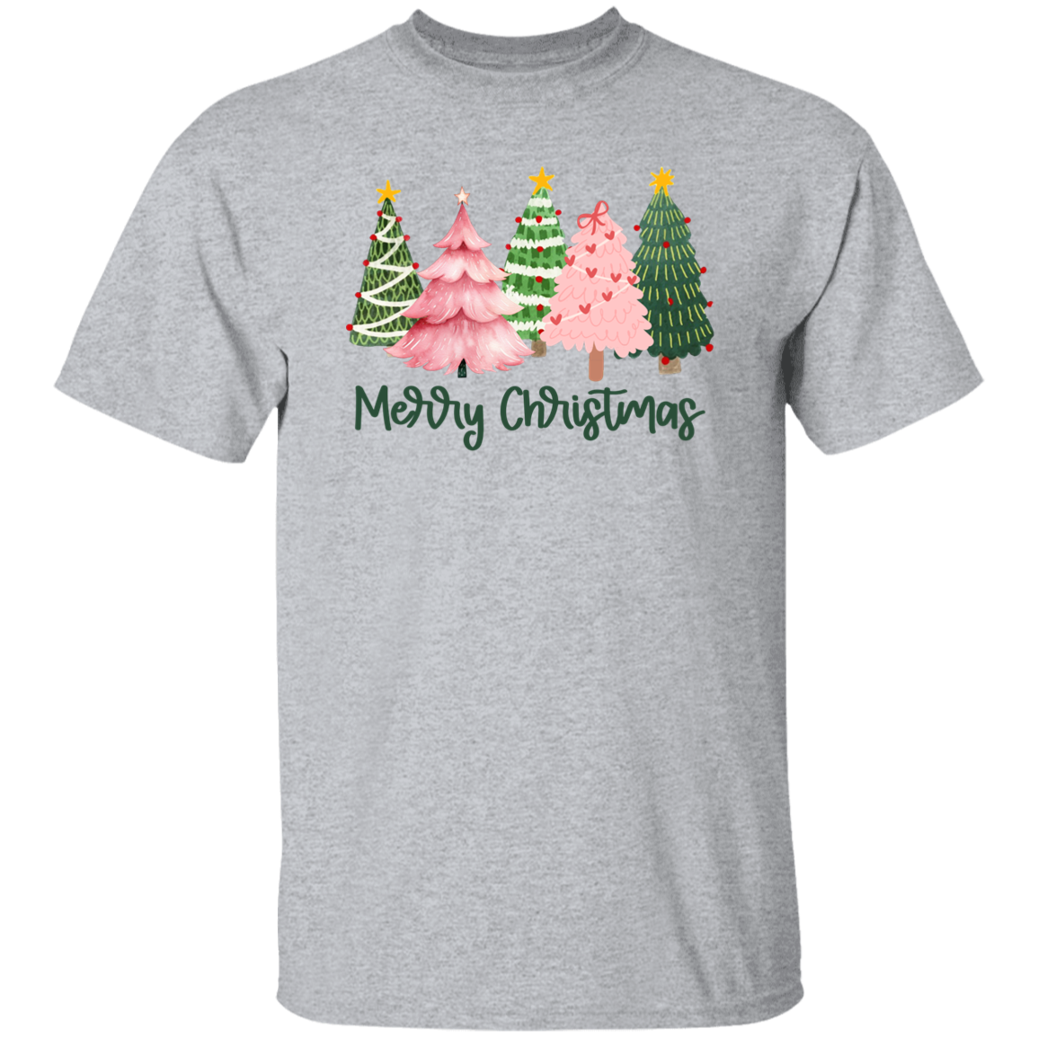 Festive Merry Christmas Tree Graphic Holiday Apparel!