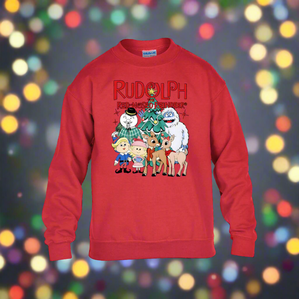 Rudolph the Red Nose Reindeer Christmas Youth Pullover Shirt!