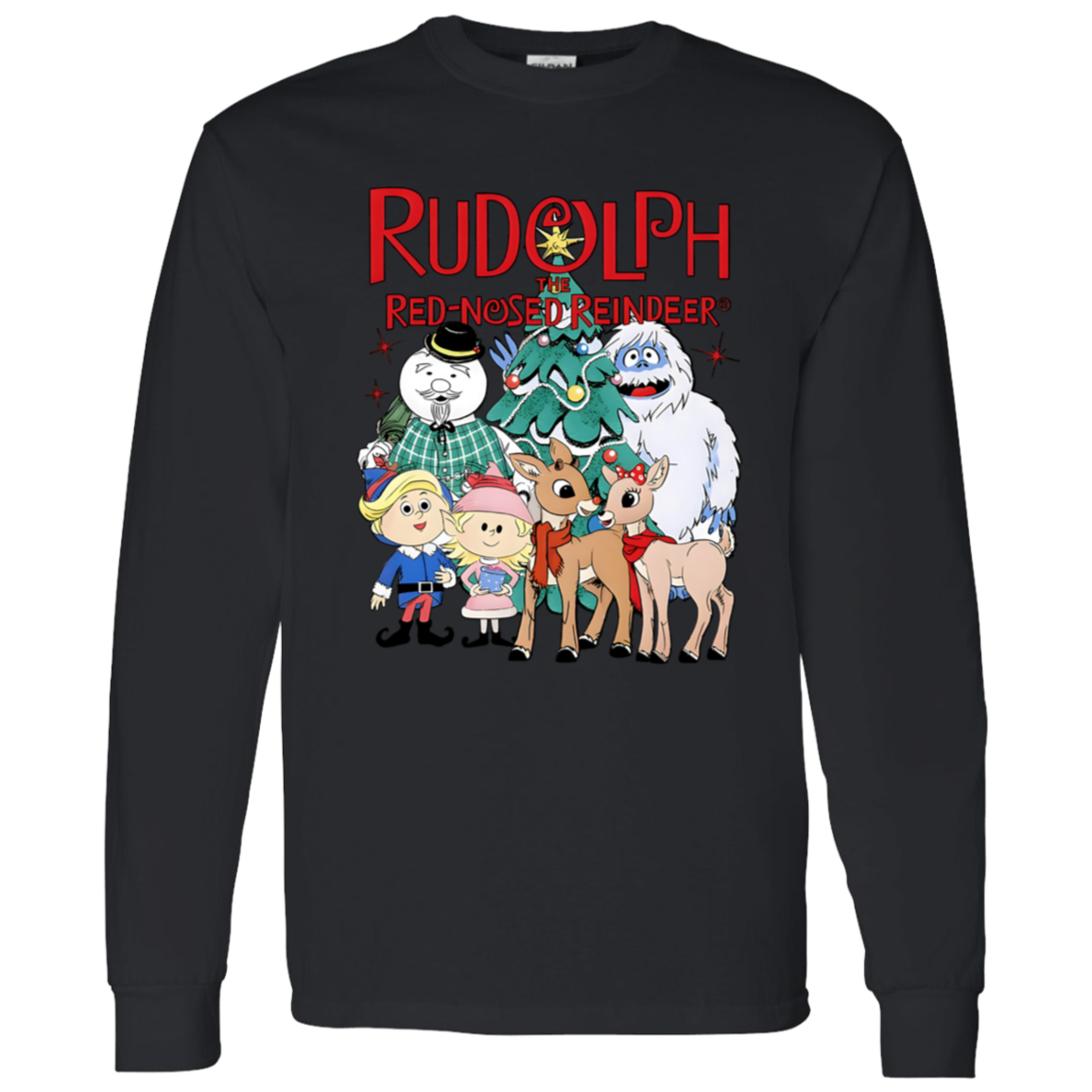 Rudolph the Red Nose Reindeer Christmas LS T-Shirt!