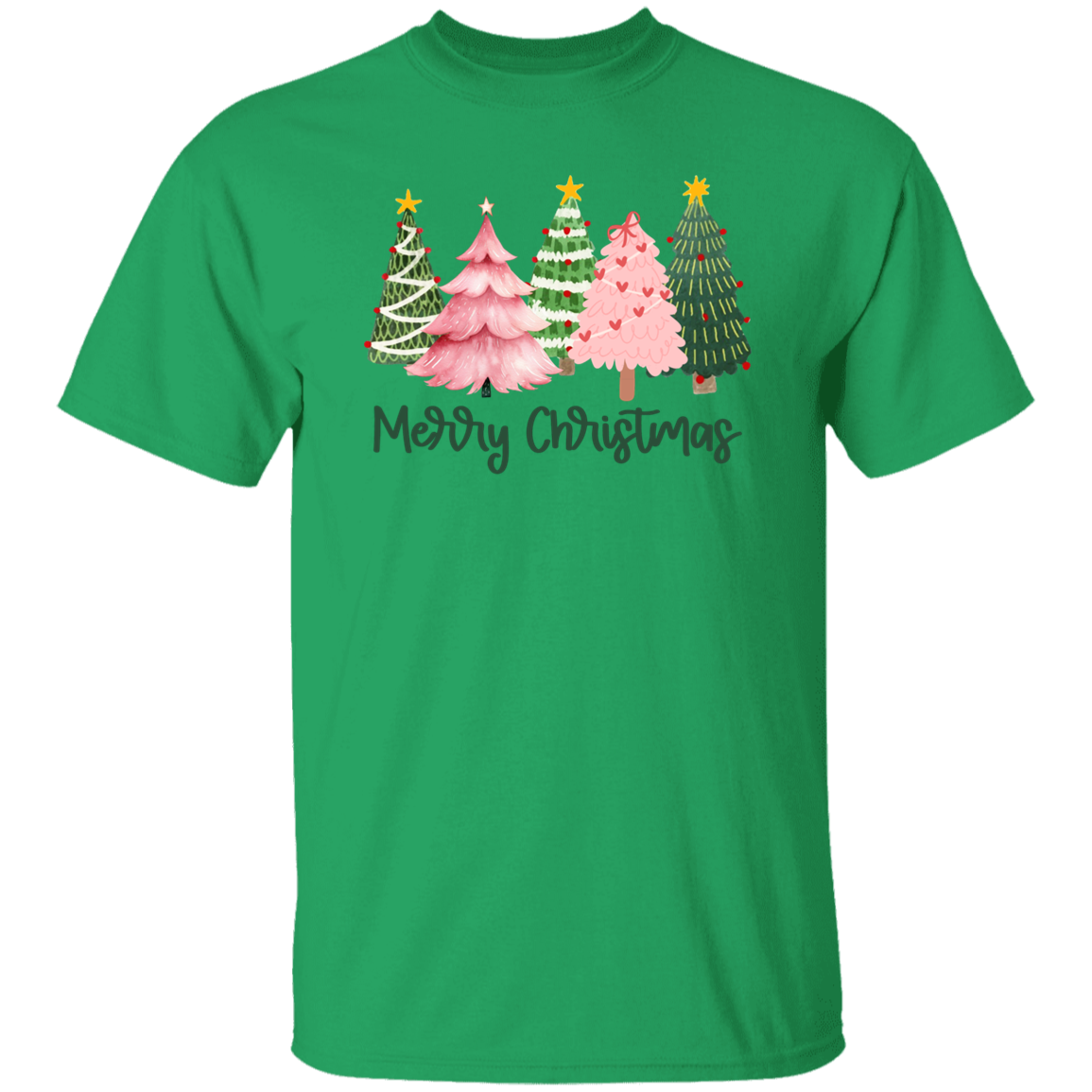 Festive Merry Christmas Tree Graphic Holiday Apparel!