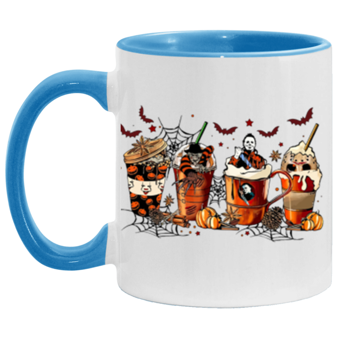11oz Accent Halloween Mug,Horror Movie Mug!