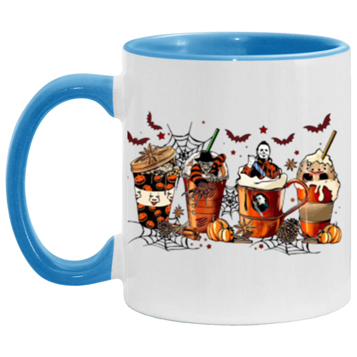 11oz Accent Halloween Mug,Horror Movie Mug!