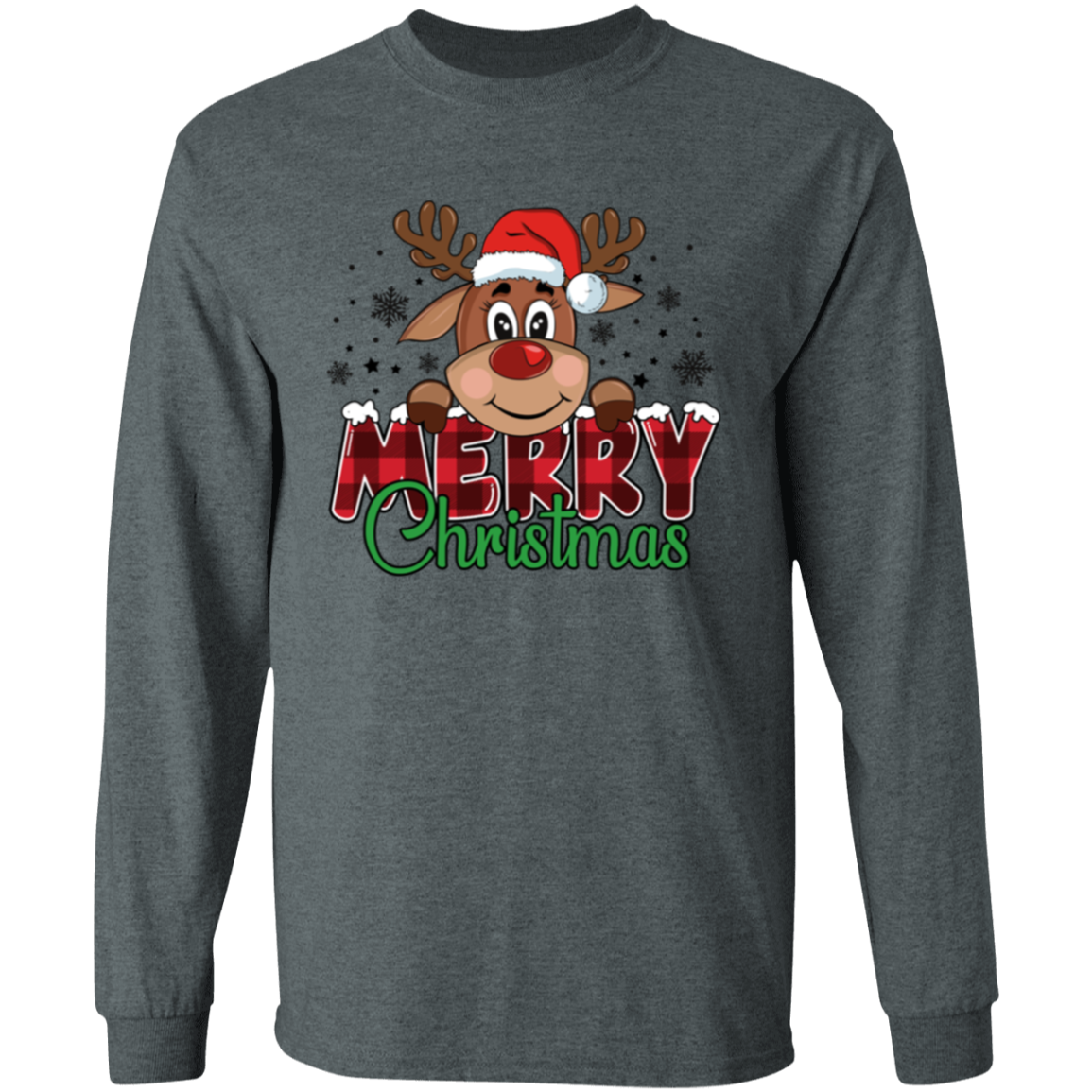 Funny Christmas Reindeer Adult Sweatshirt | Youth T-Shirt | Great Gift