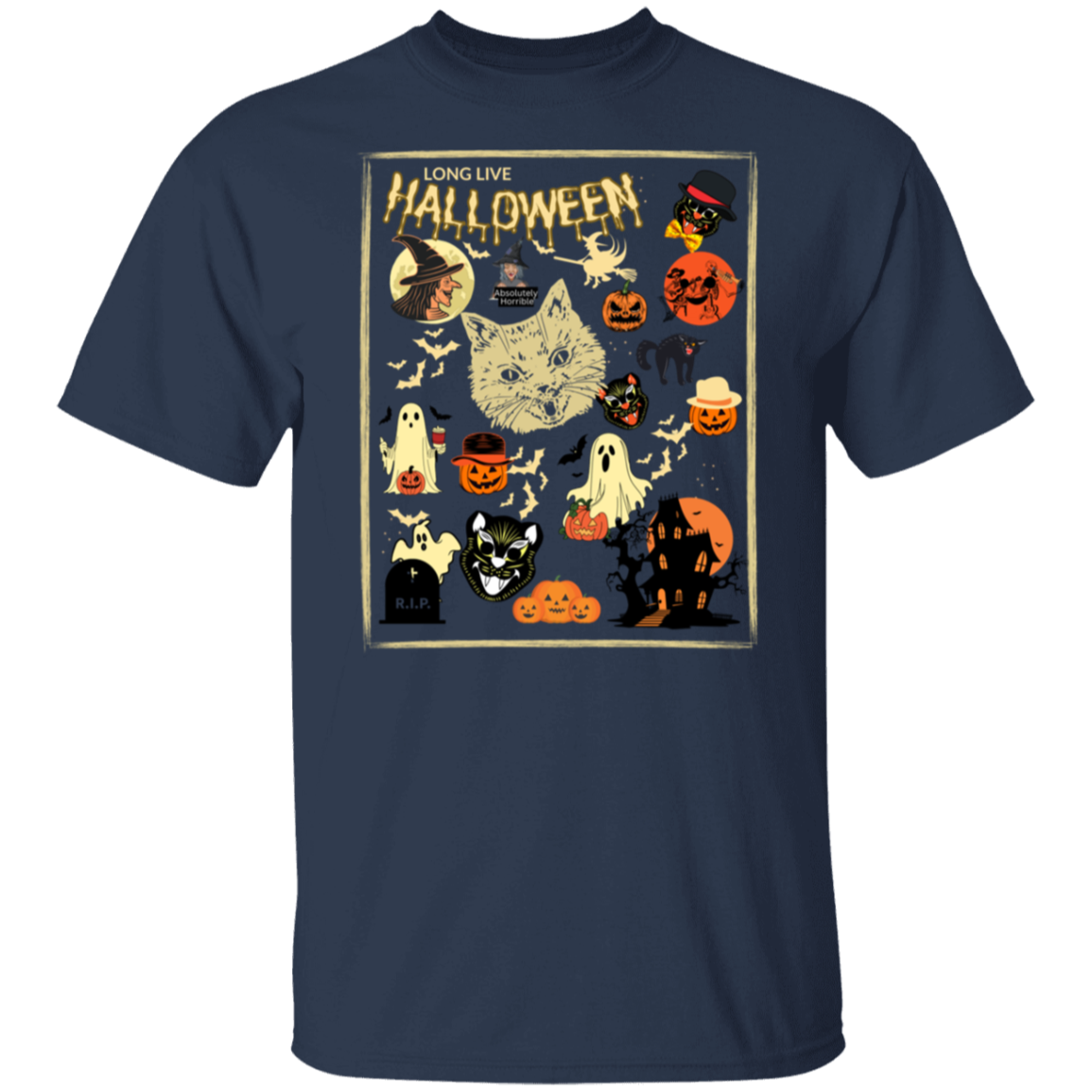 Retro Halloween T-Shirt, Long Live Halloween!