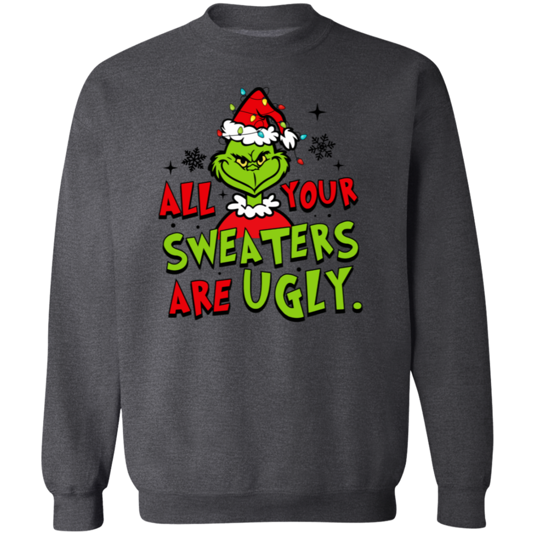 Grinch-Style “Ugly Sweater Roast” Holiday Hoodie Funny Christmas Sweatshirt/Hoodie