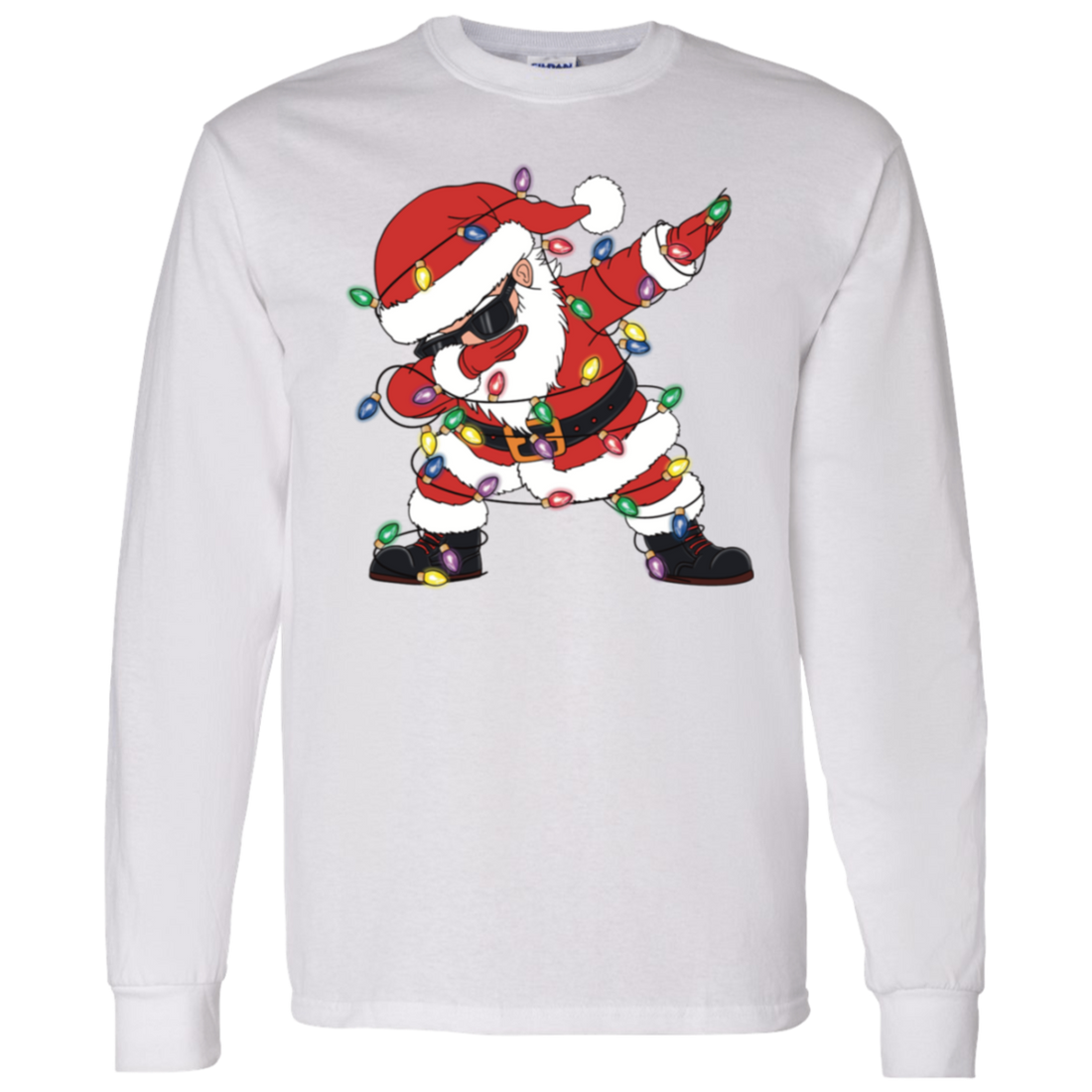 Funny Dabbing Santa Christmas Crewneck – Ugly Sweater Party Favorite Dabbing Christmas Santa!