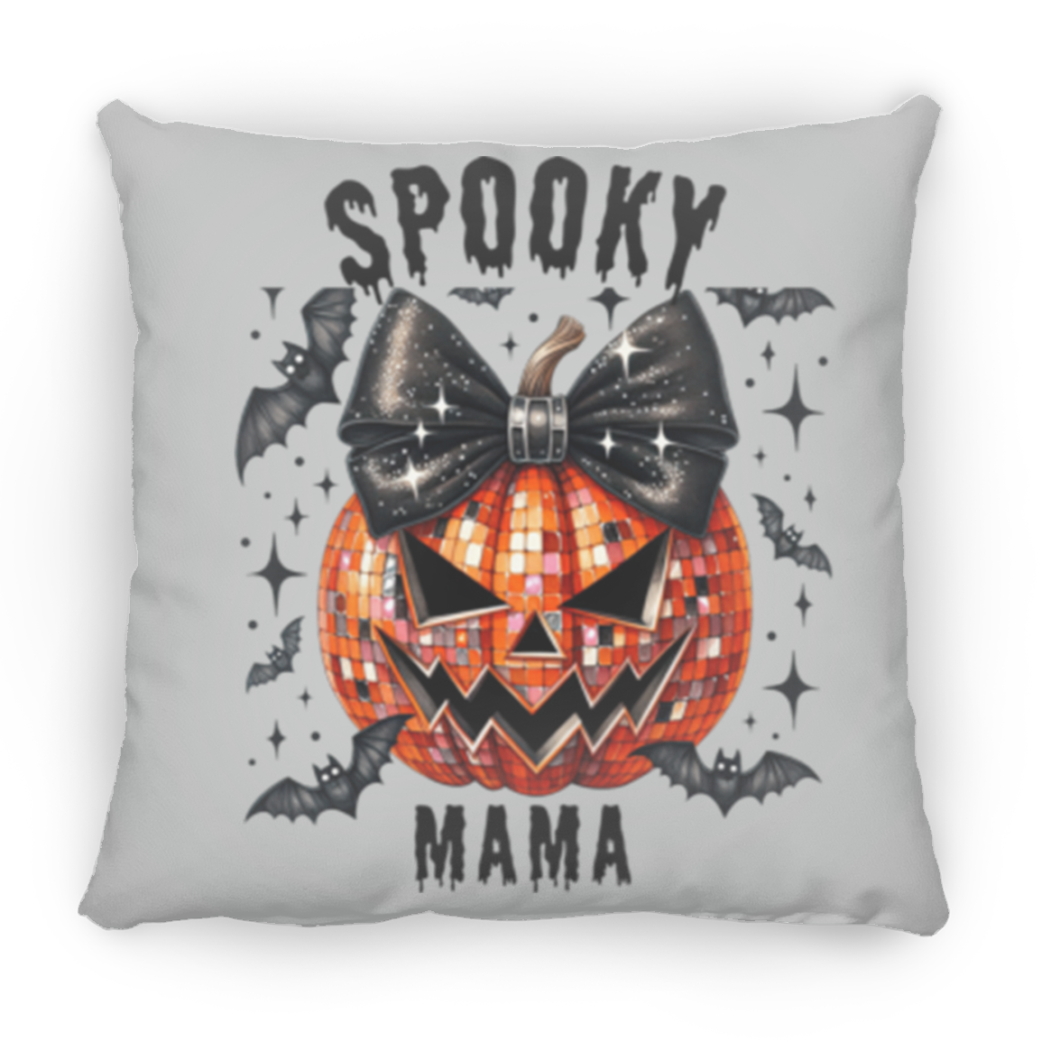 Halloween Decor, Spooky Mama Throw Pillows | Large Throw Pillow