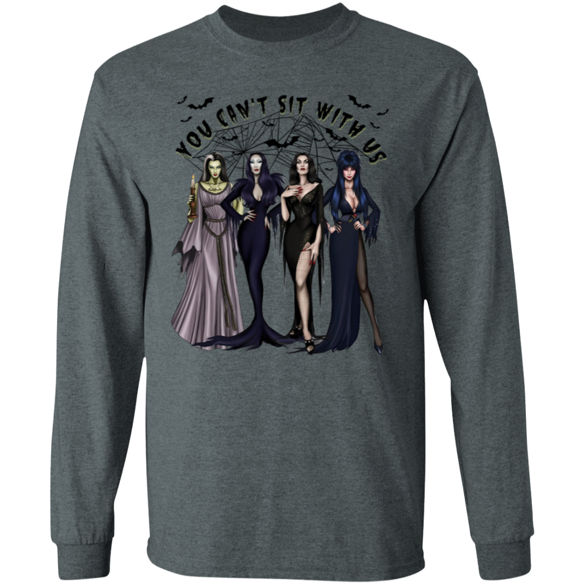 Halloween Witches "You Can't Sit With Us" Pullover Sweatshirt/T-Shirt