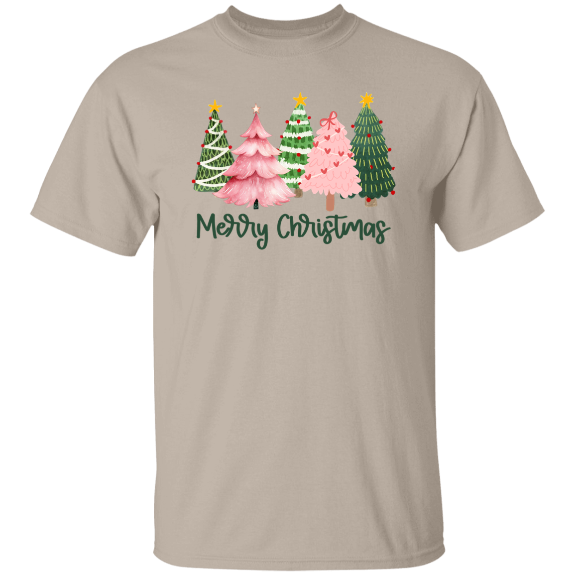 Festive Merry Christmas Tree Graphic Holiday Apparel!