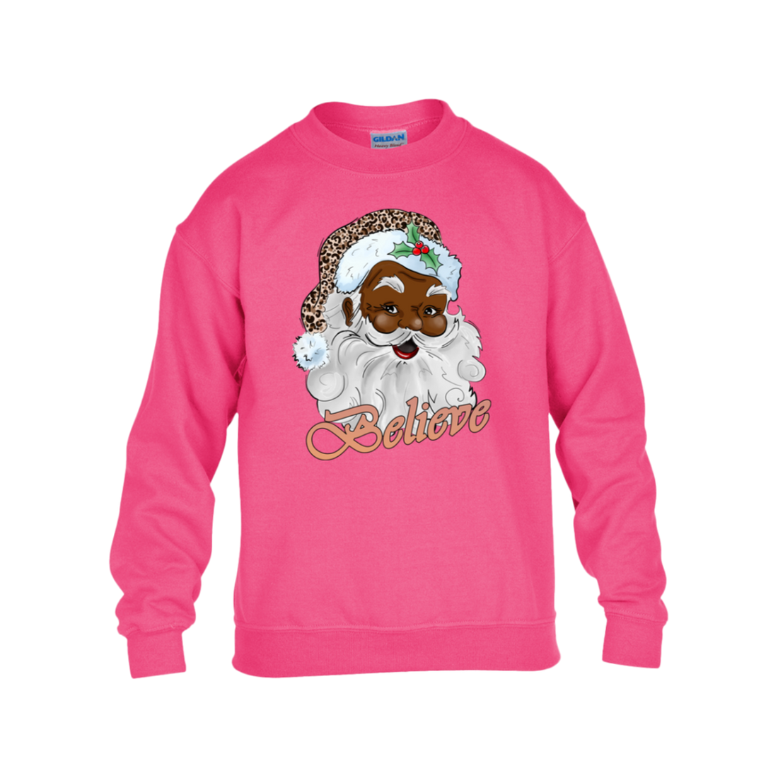 Christmas Santa "Believe" Holiday Sweatshirt