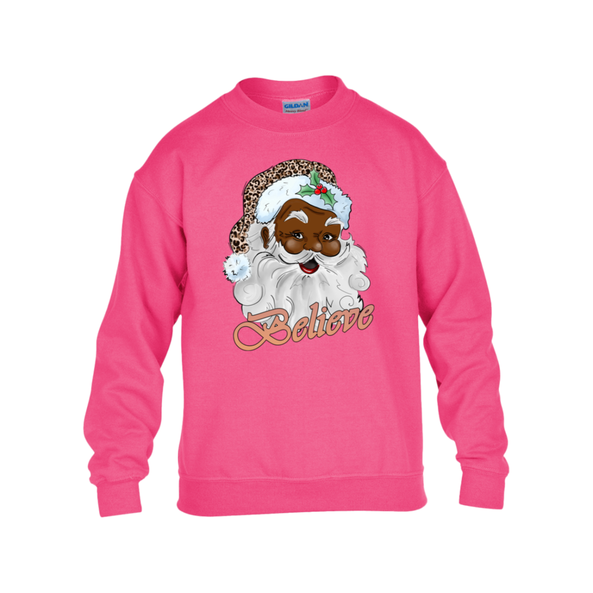 Christmas Santa "Believe" Holiday Sweatshirt