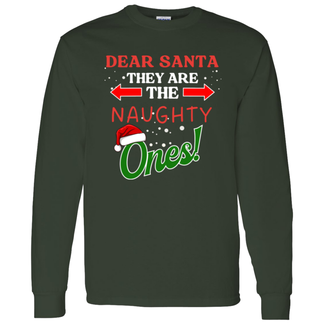 Funny Christmas "Naughty Ones" T-Shirt
