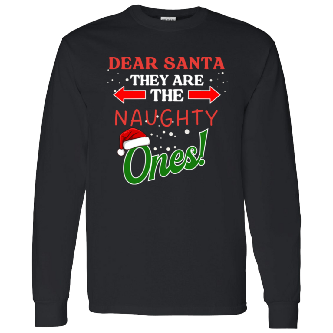Funny Christmas "Naughty Ones" T-Shirt