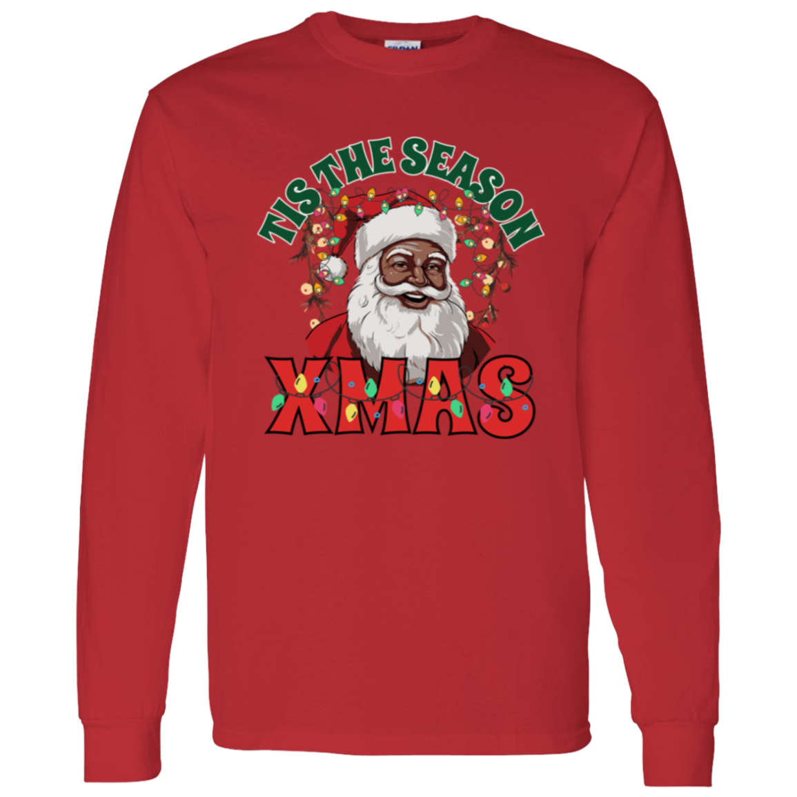 Christmas Santa "Tis the Season" Holiday Sweatshirt