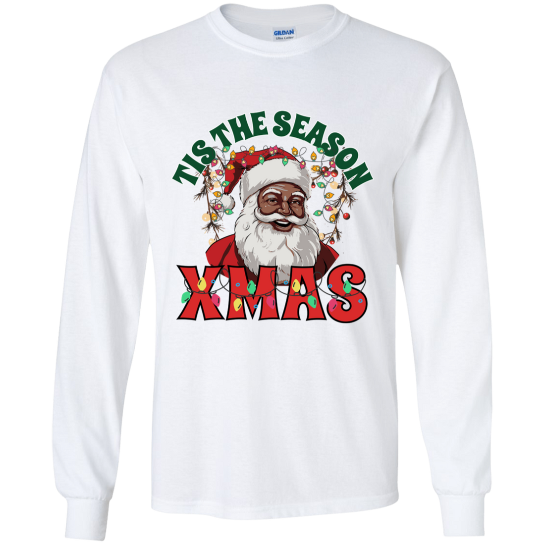 Christmas Santa "Tis the Season" Holiday Sweatshirt