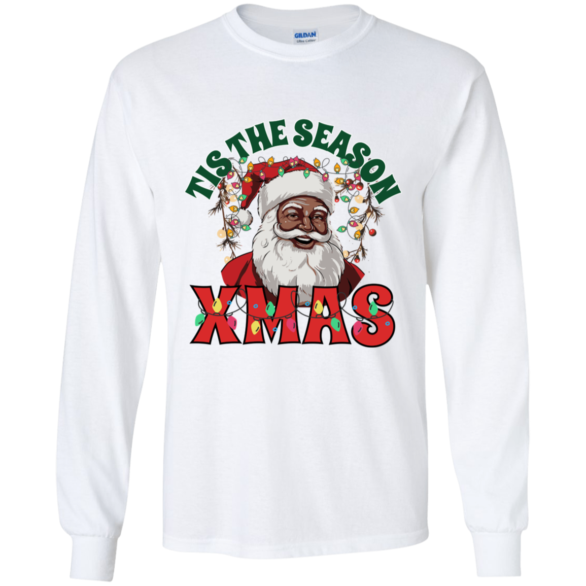 Christmas Santa "Tis the Season" Holiday Sweatshirt