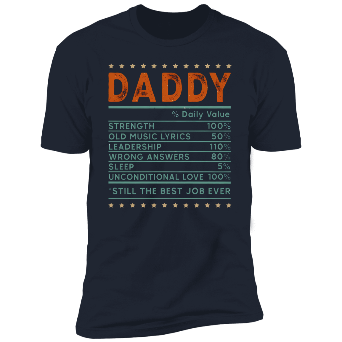 Daddy "Daily Value" Short Sleeve T-Shirt