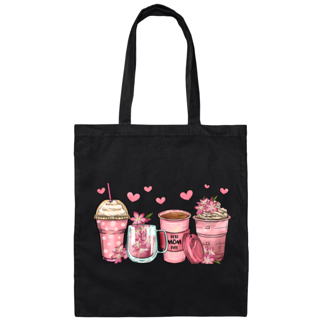 "Best Mom" Canvas Tote Bag