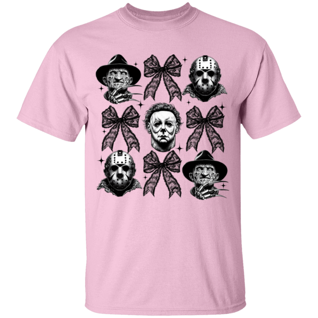 Halloween Coquette Horror Characters Youth T-Shirts!