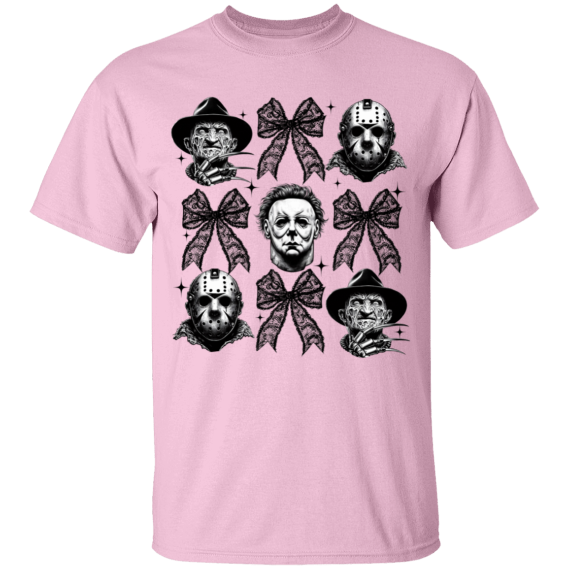 Halloween Coquette Horror Characters Youth T-Shirts!