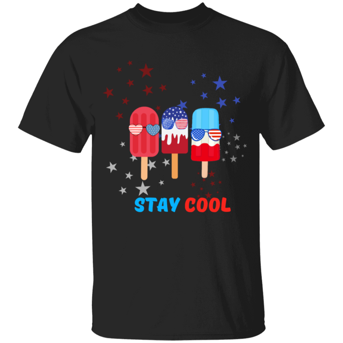 "Stay Cool" Summertime Fun Youth 100% Cotton T-Shirt