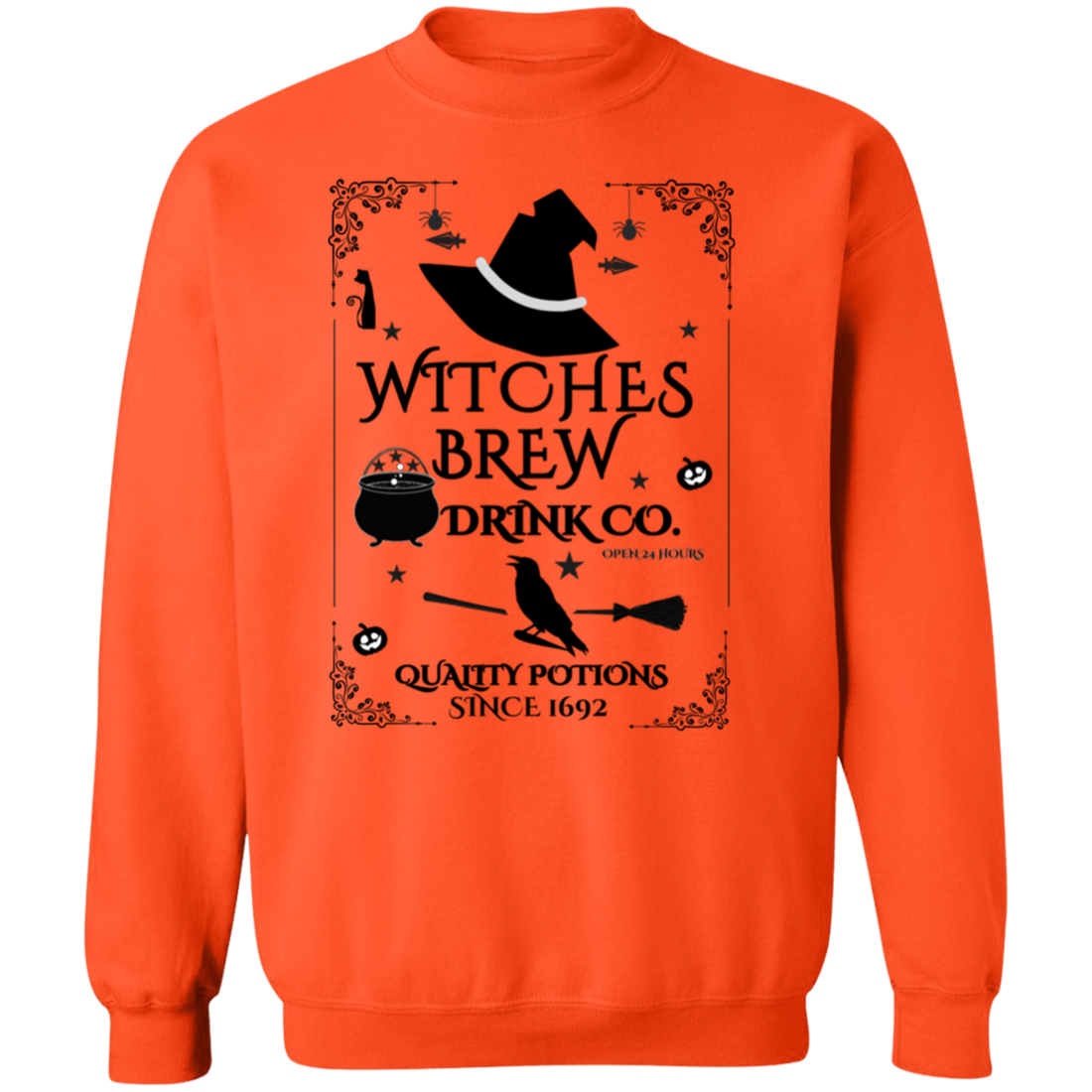 Halloween Witches Brew Drink Co. Pullover Sweatshirt and T-Shirt!