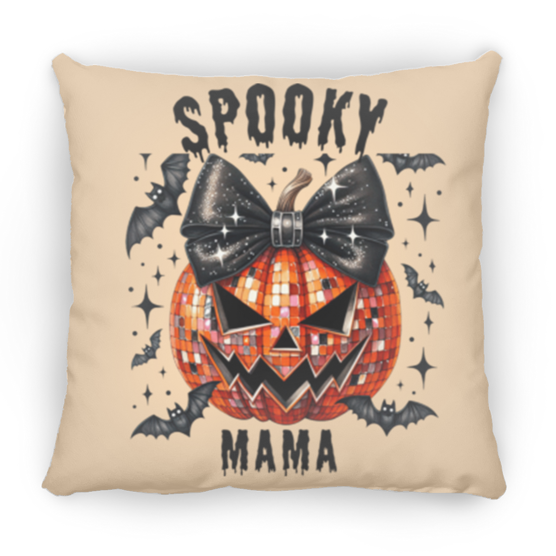 Halloween Decor "Spooky Mama" Throw Pillows!