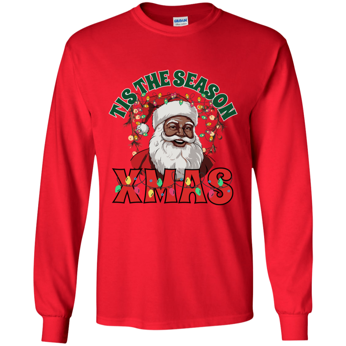 Christmas Santa "Tis the Season" Holiday Sweatshirt