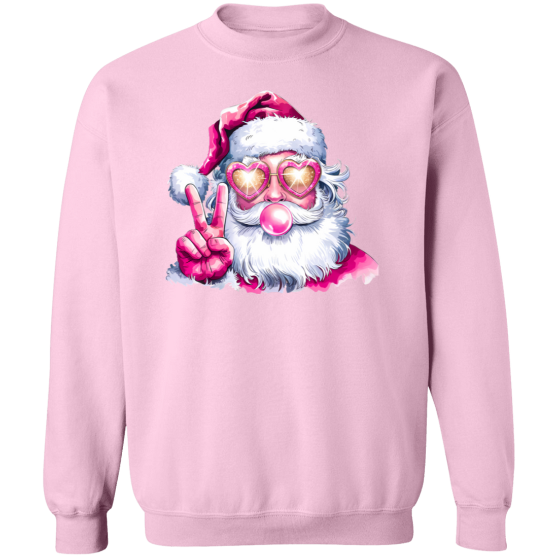 Christmas Santa "Blowing Bubble" Sweatshirt