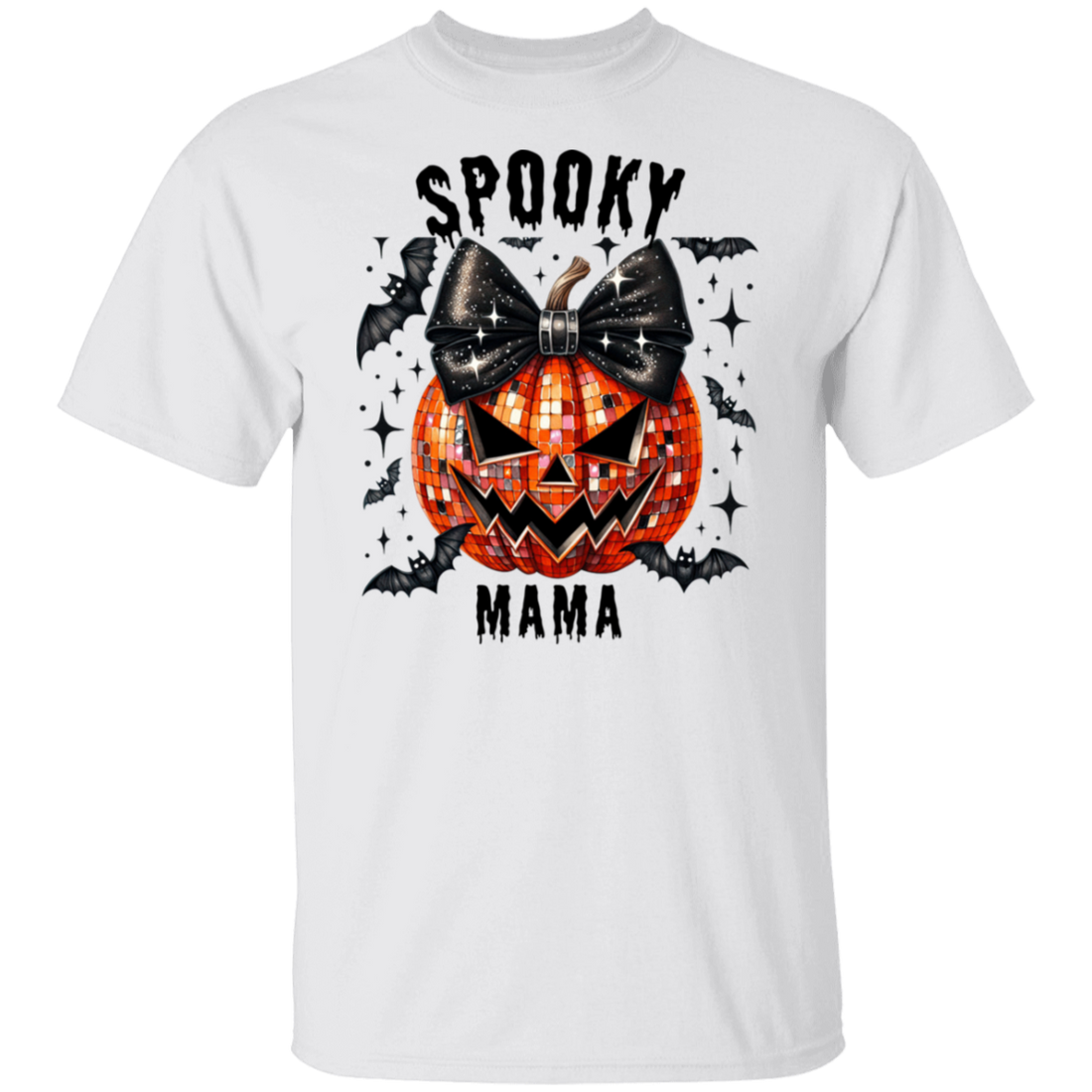 Halloween "Spooky Mama" Short Sleeve T-Shirt