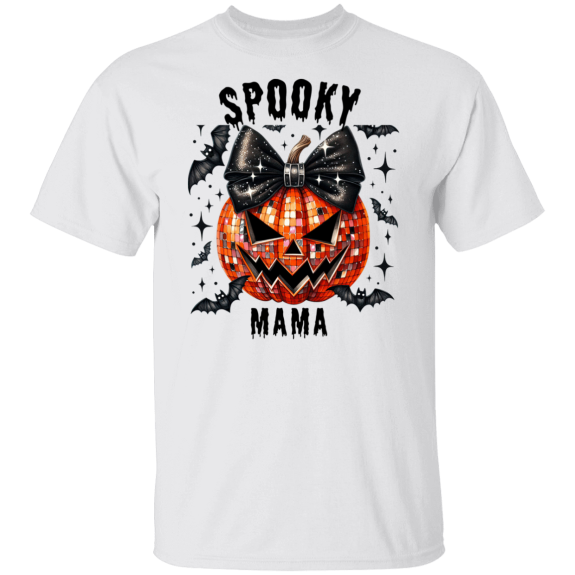 Halloween "Spooky Mama" Short Sleeve T-Shirt