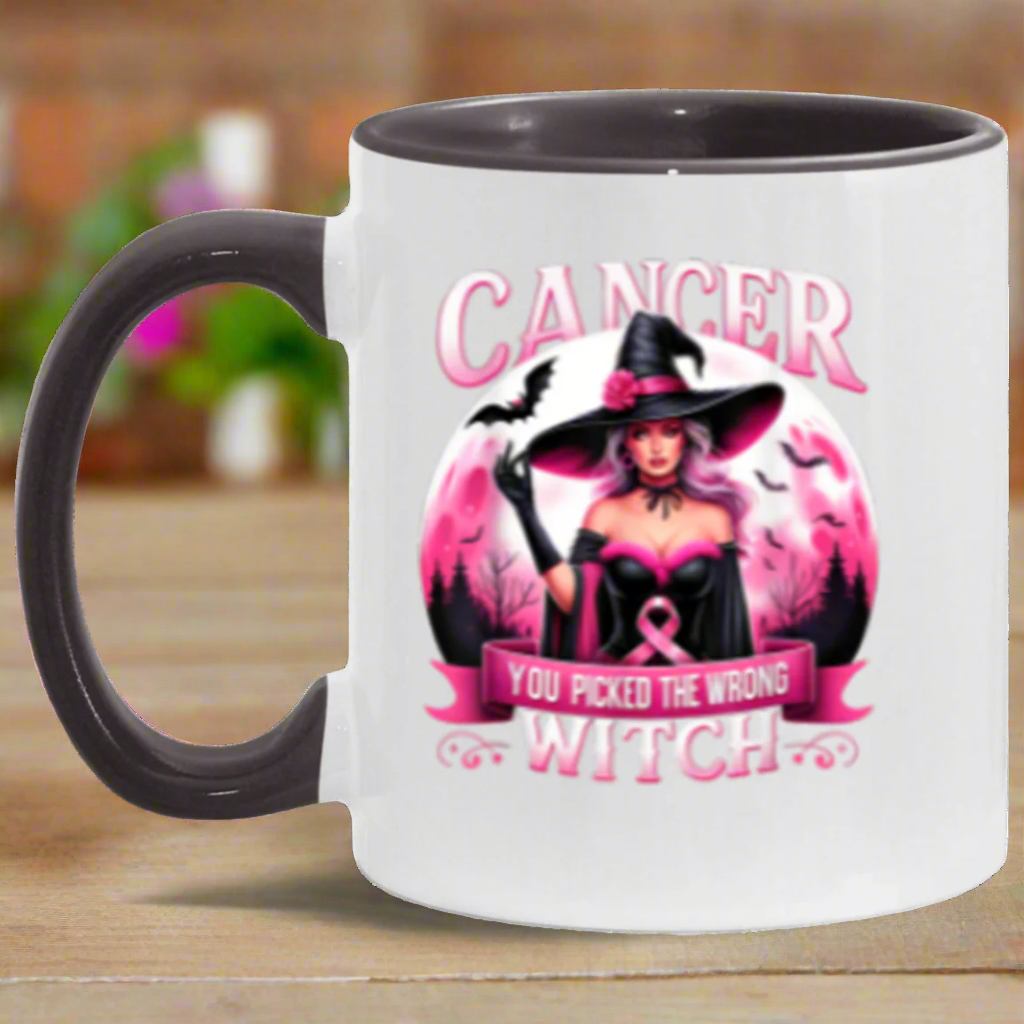 Halloween/Cancer Awareness Month 11oz. Mugs!