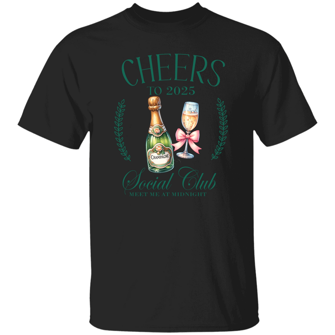 New Year "Cheers to 2025" Holiday Apparel!