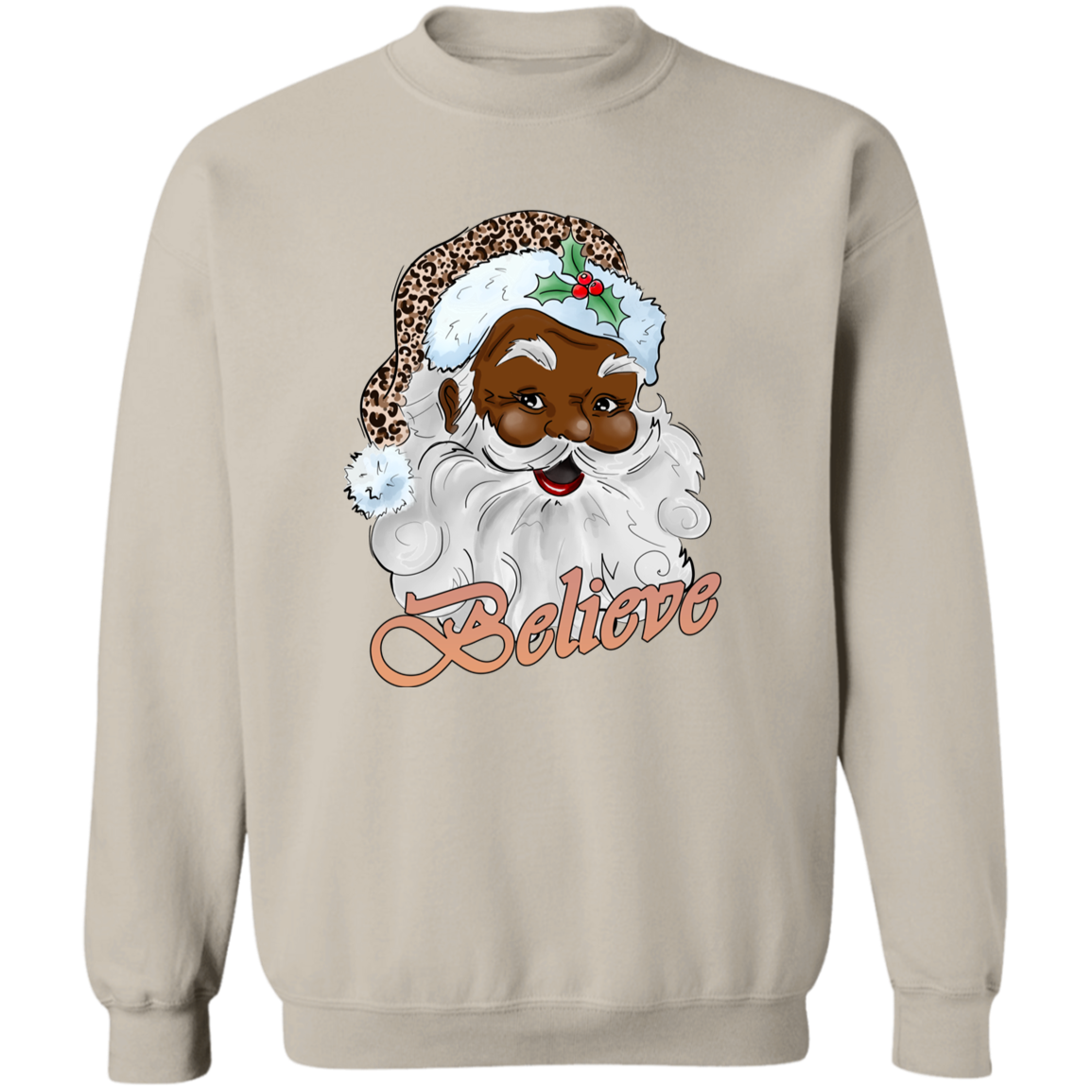 Christmas Santa "Believe" Holiday Sweatshirt