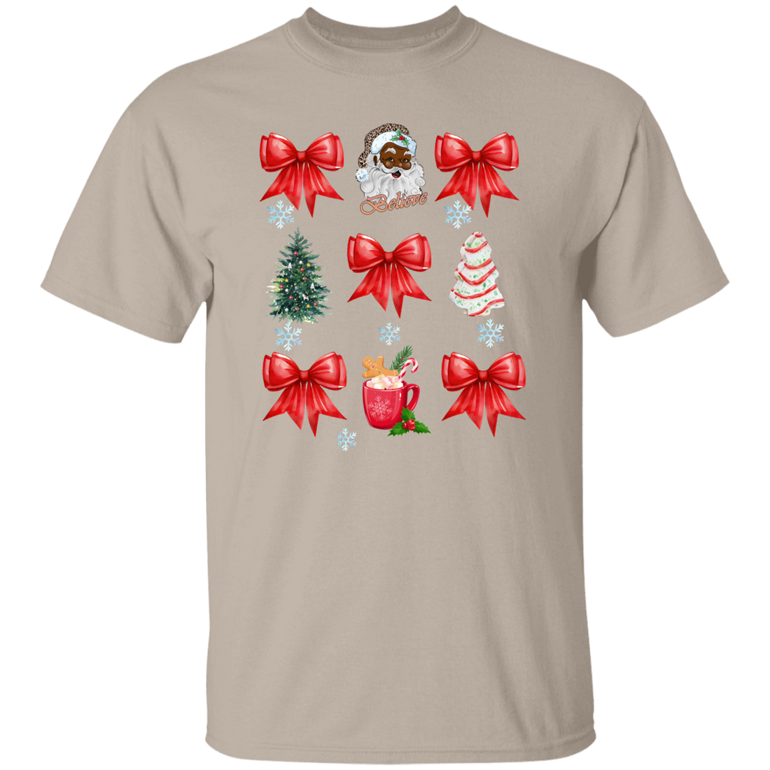 Coquette Bow Sweatshirt, Cute Red Ribbon Santa Sweatshirt!