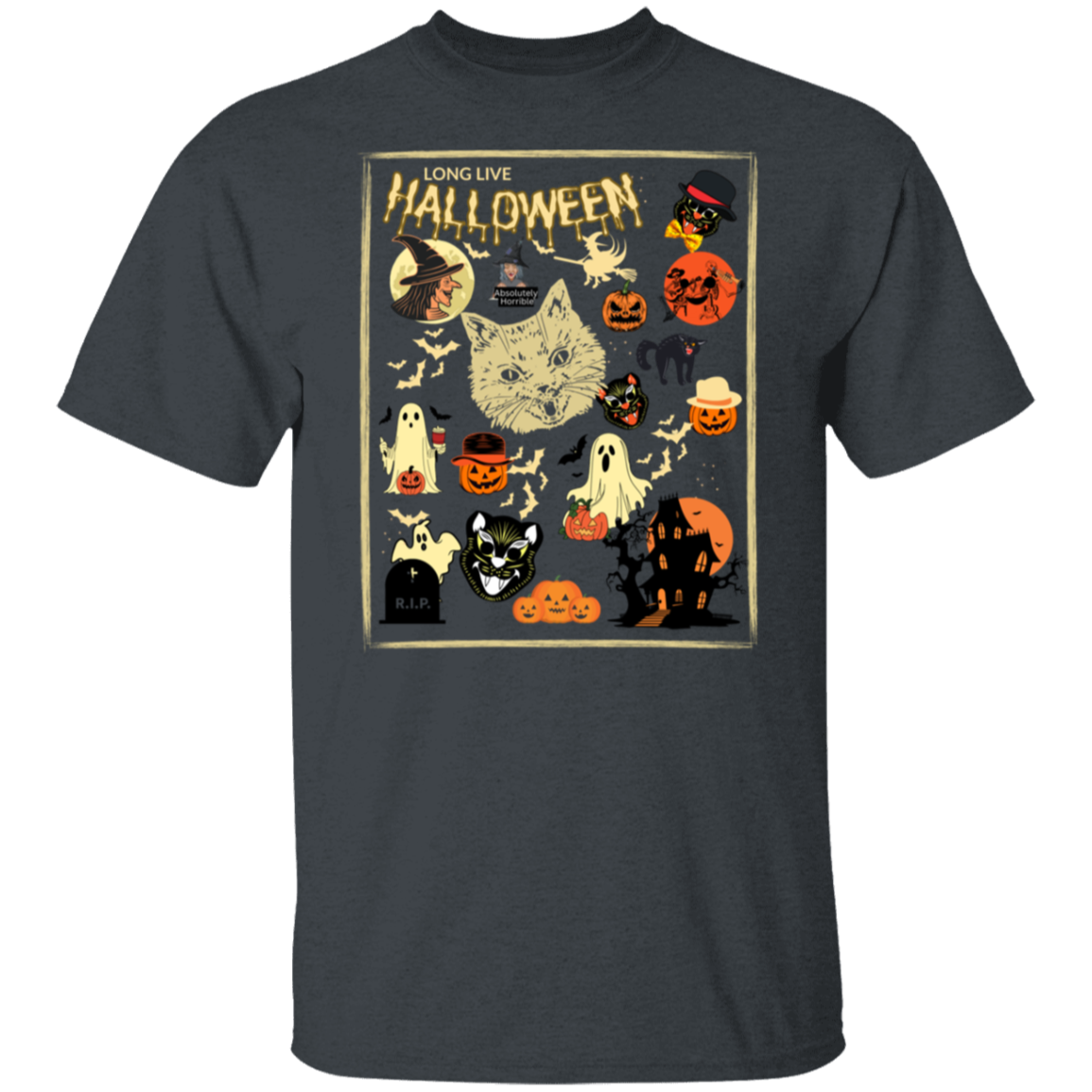 Retro Halloween T-Shirt, Long Live Halloween!